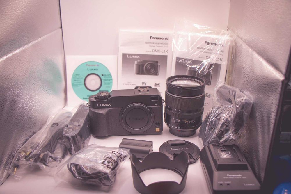 Aparat foto digital Panasonic Lumix DMC-L1K + Leica ELMARIT 14-50/f2.8