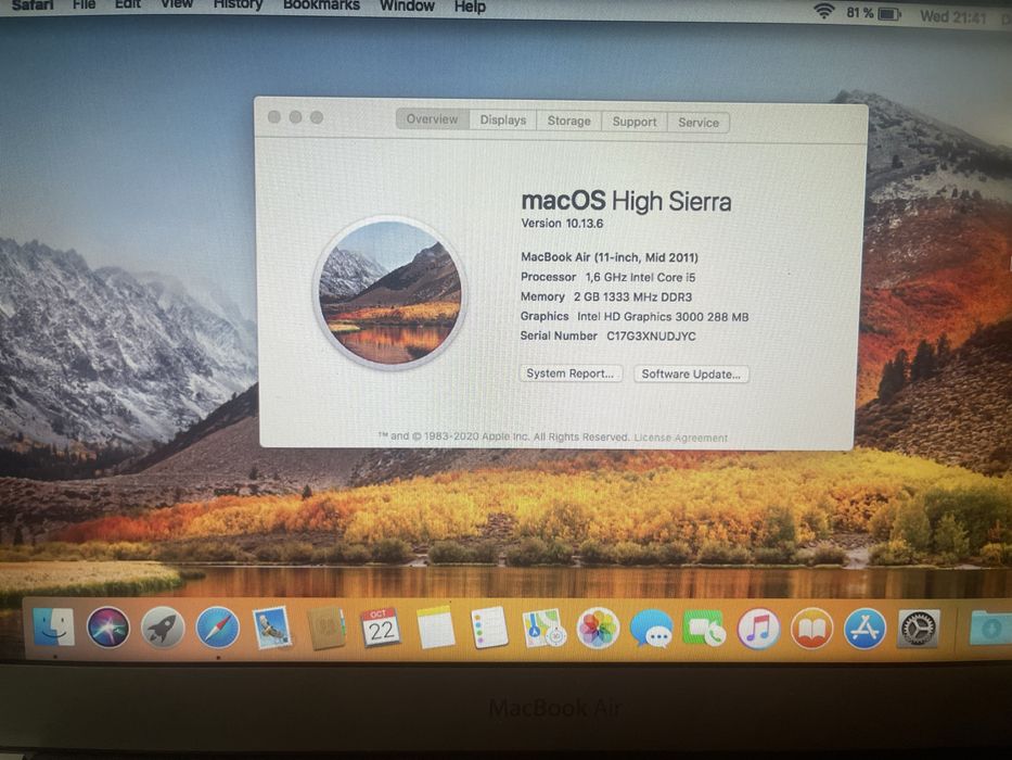 Macbook Air 2011