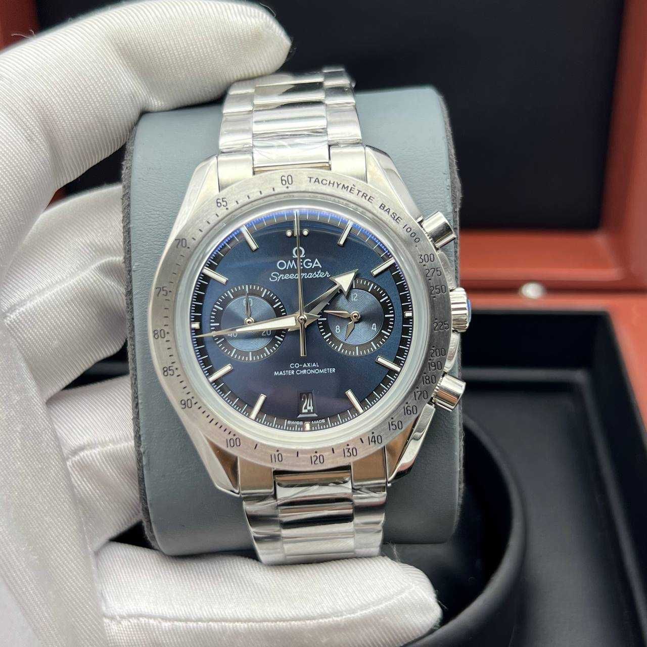 omega speedmaster chrono сребро