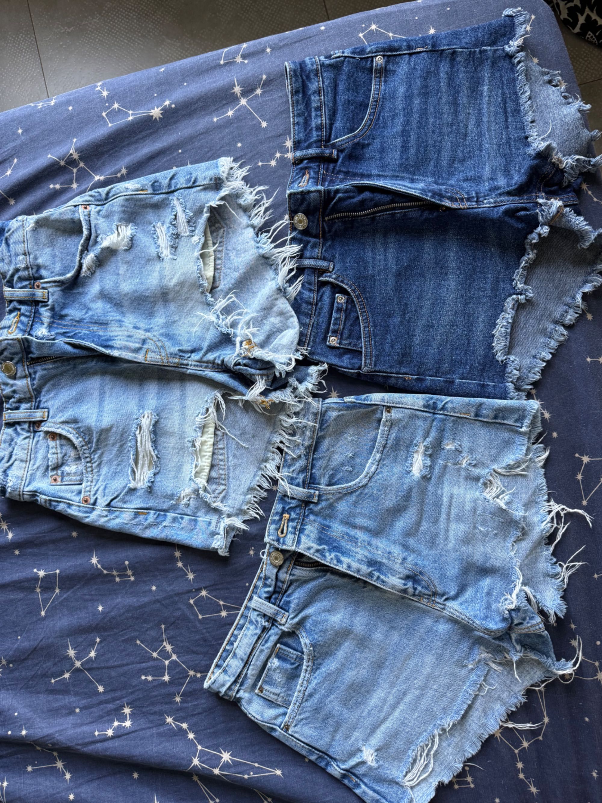 Къси дънкови панталонки ZARA