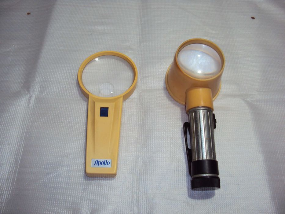 Lupă profesională vintage cu iluminare