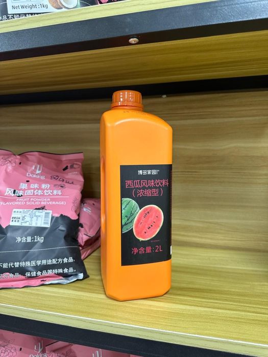 Сироп со вкусом арбуза для приготовления Bubble tea