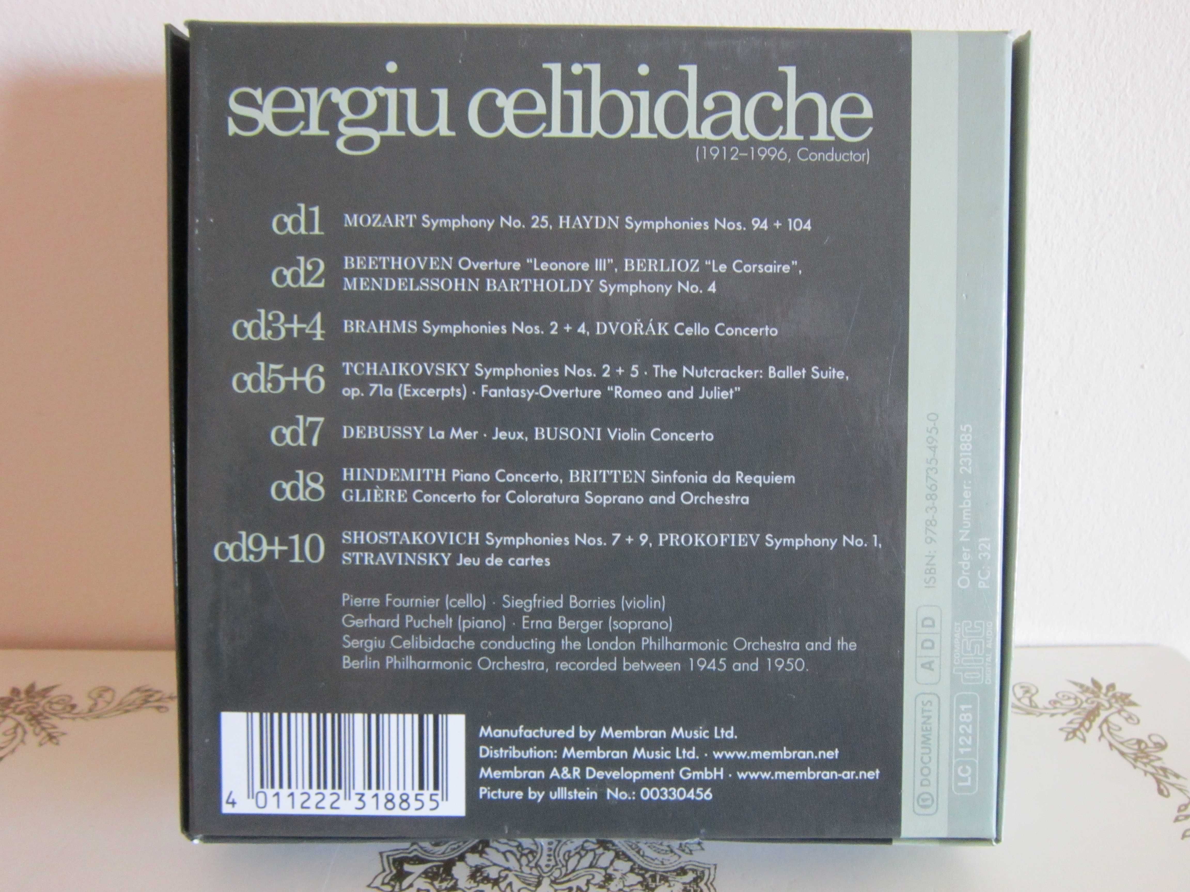 cadou rar Sergiu Celibidache 1945-1950 Londra-Berlin 10xCD Germany