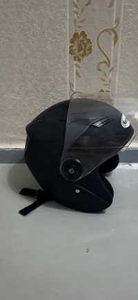 Шлем 3/4 матово чёрный