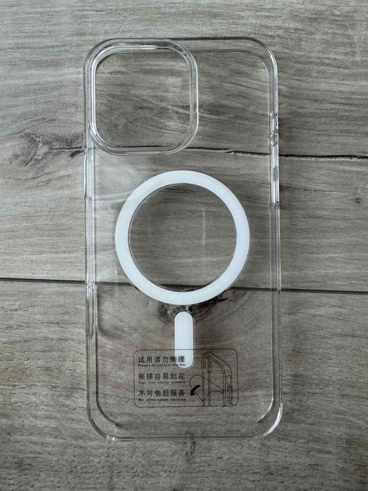 Husa Iphone 16 PROMAX,magsafe, transparenta, clearcase, noua,la cutie!