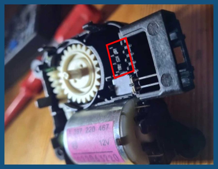 Set 4 potentiometre reparare motoras clima VW Skoda Seat Audi Mercedes