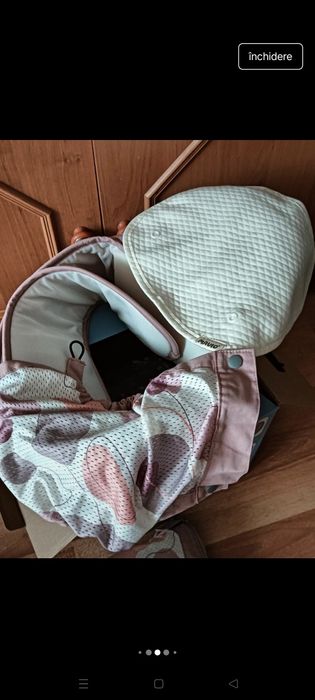 Marsupiu Mavio roz cu scăunel