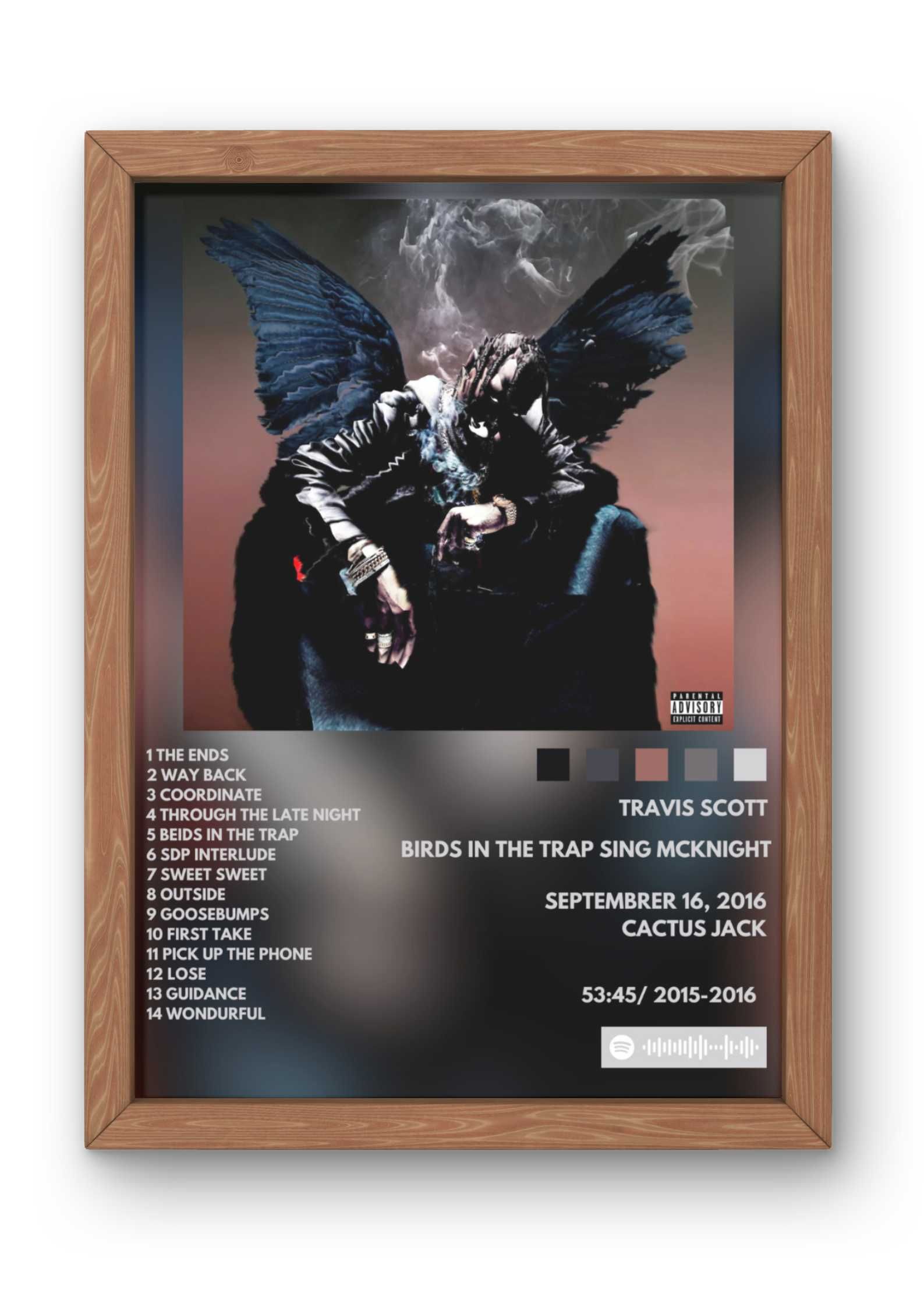 Постери на Travis Scott,Kanye West и други.