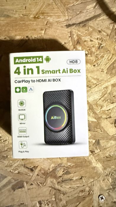 Android 14 HDMI TvBox carplay androidauto Aibox RK3528