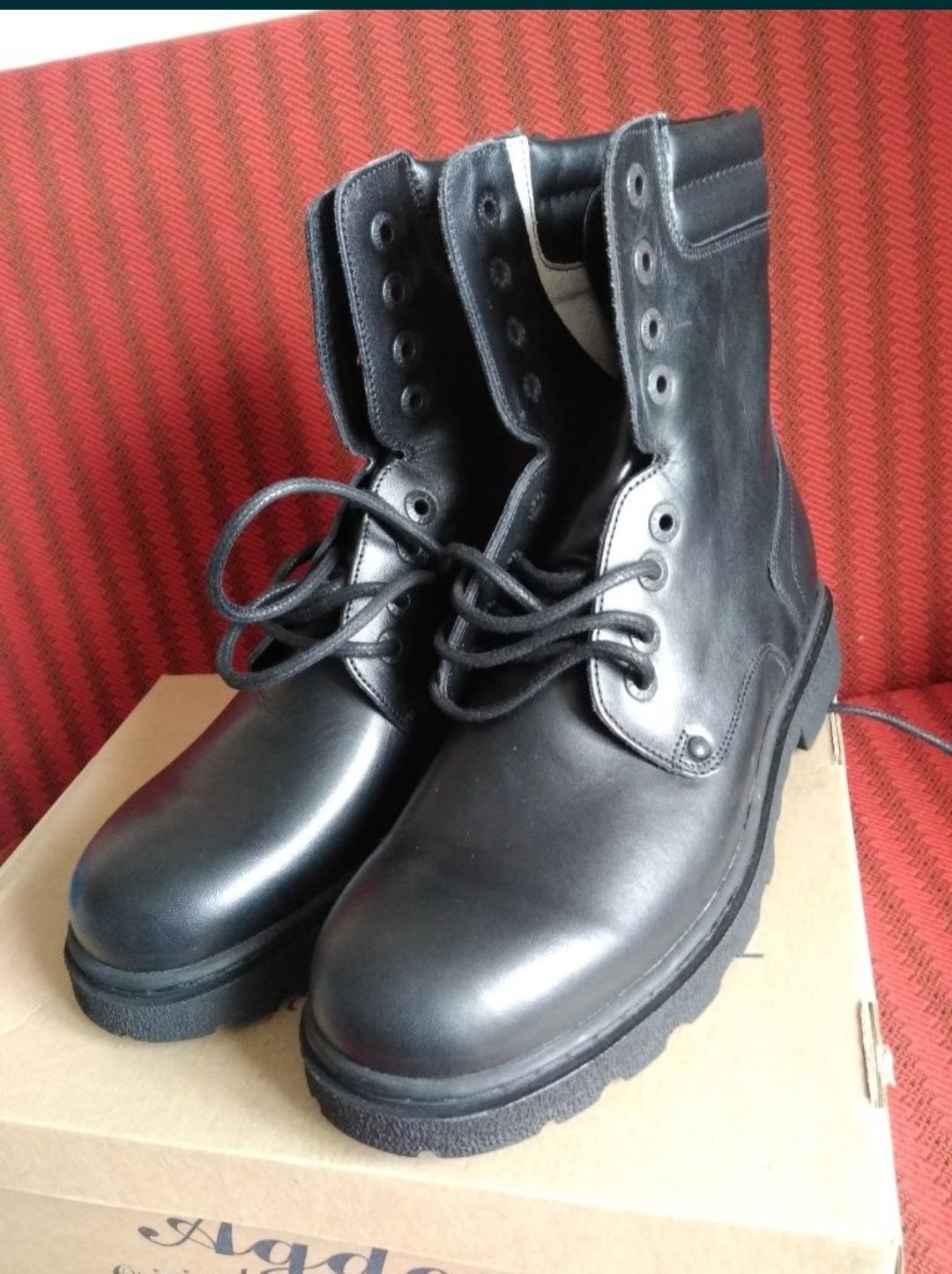 Bocanci militari. Ghete din piele naturală 100%