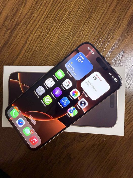 Продавам Iphone 16 Pro Max 256 GB Desert Titanium с оставаща гаранция.