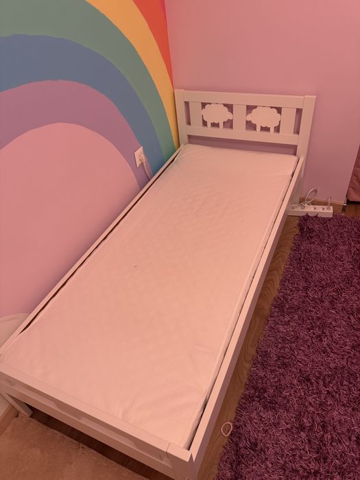 Легло Kritter с рамка, матрак, чаршафи