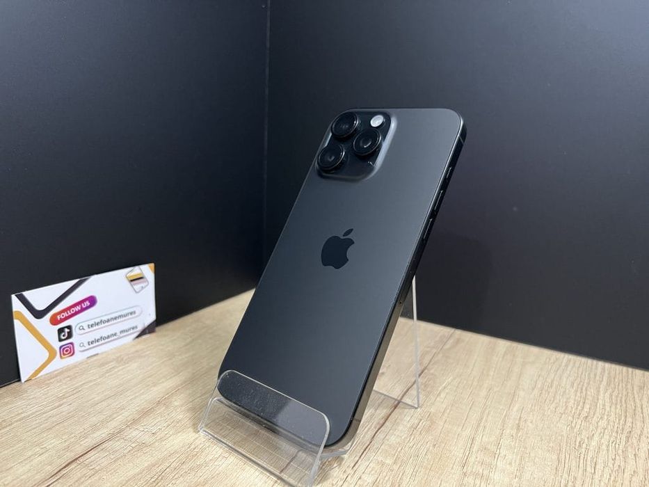 Iphone 16 Pro Max 256Gb Black Titanium Second-Hand Foarte Bun 3 ani ga