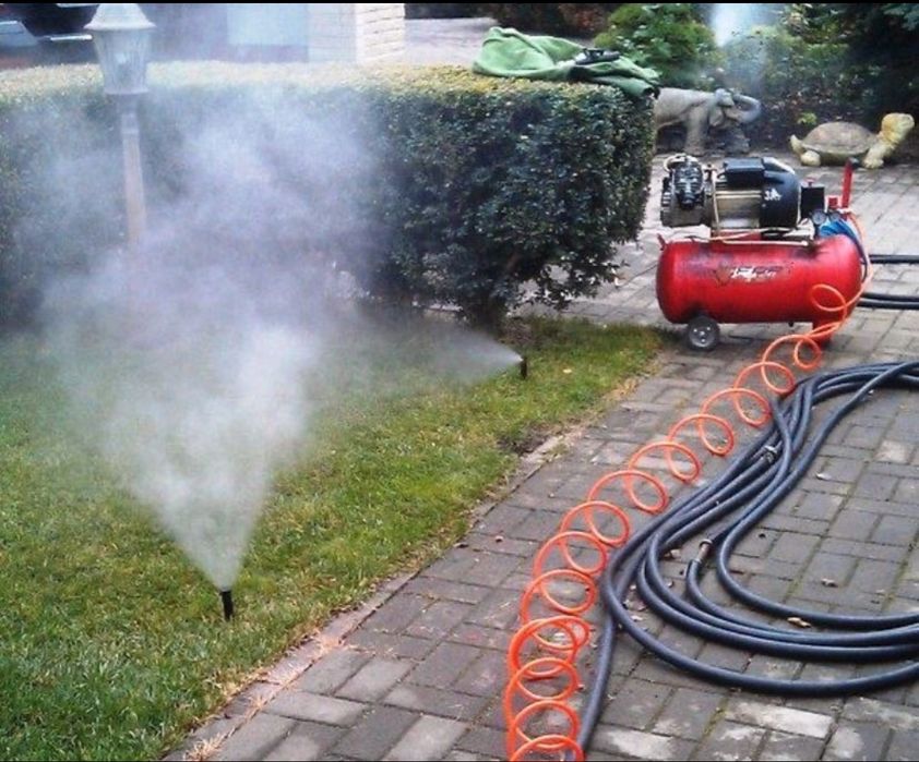 Продувка автополива перед зимой – защита системы от замерзания