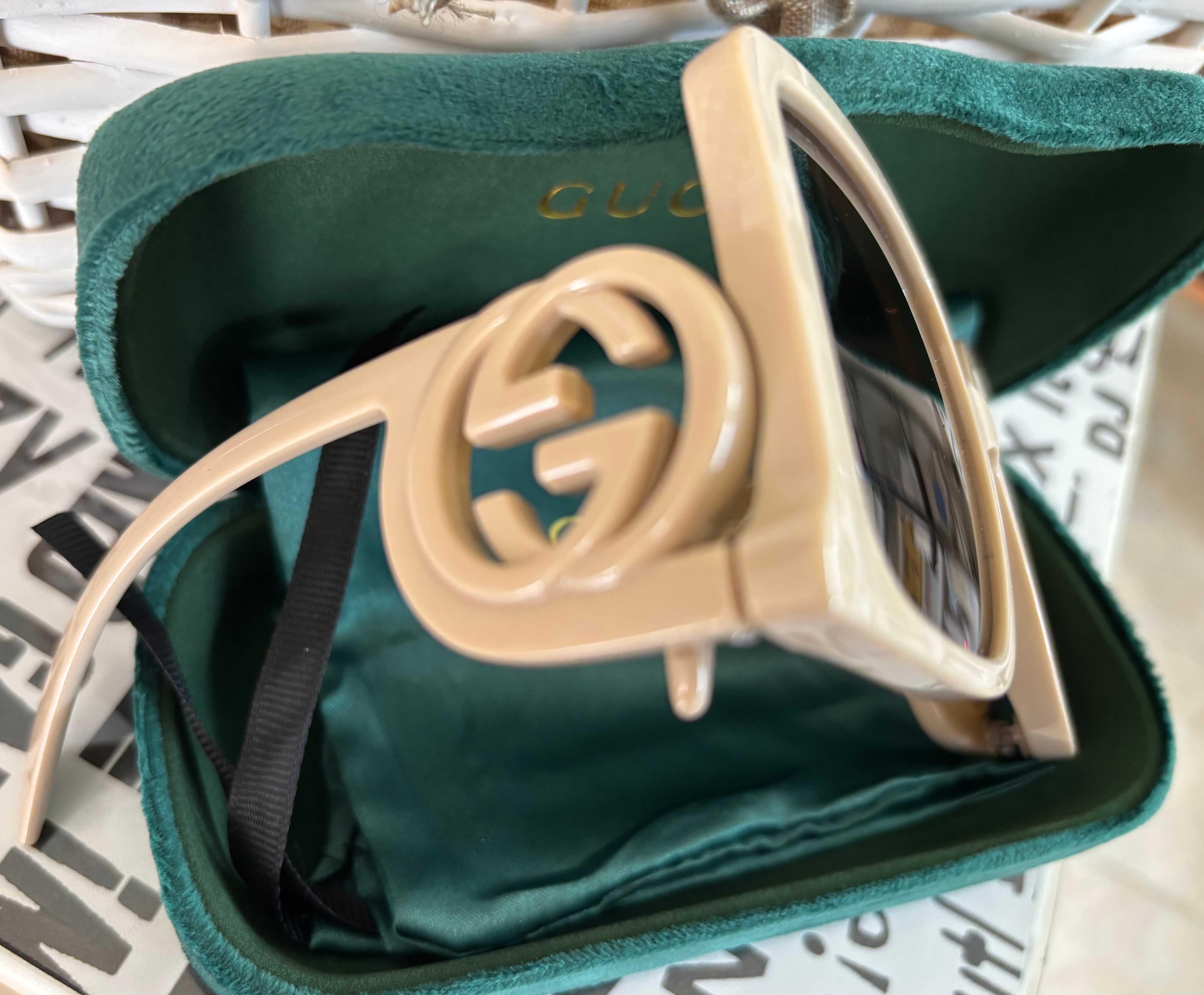 Gucci дамски слънчеви очила с големи квадратни форми