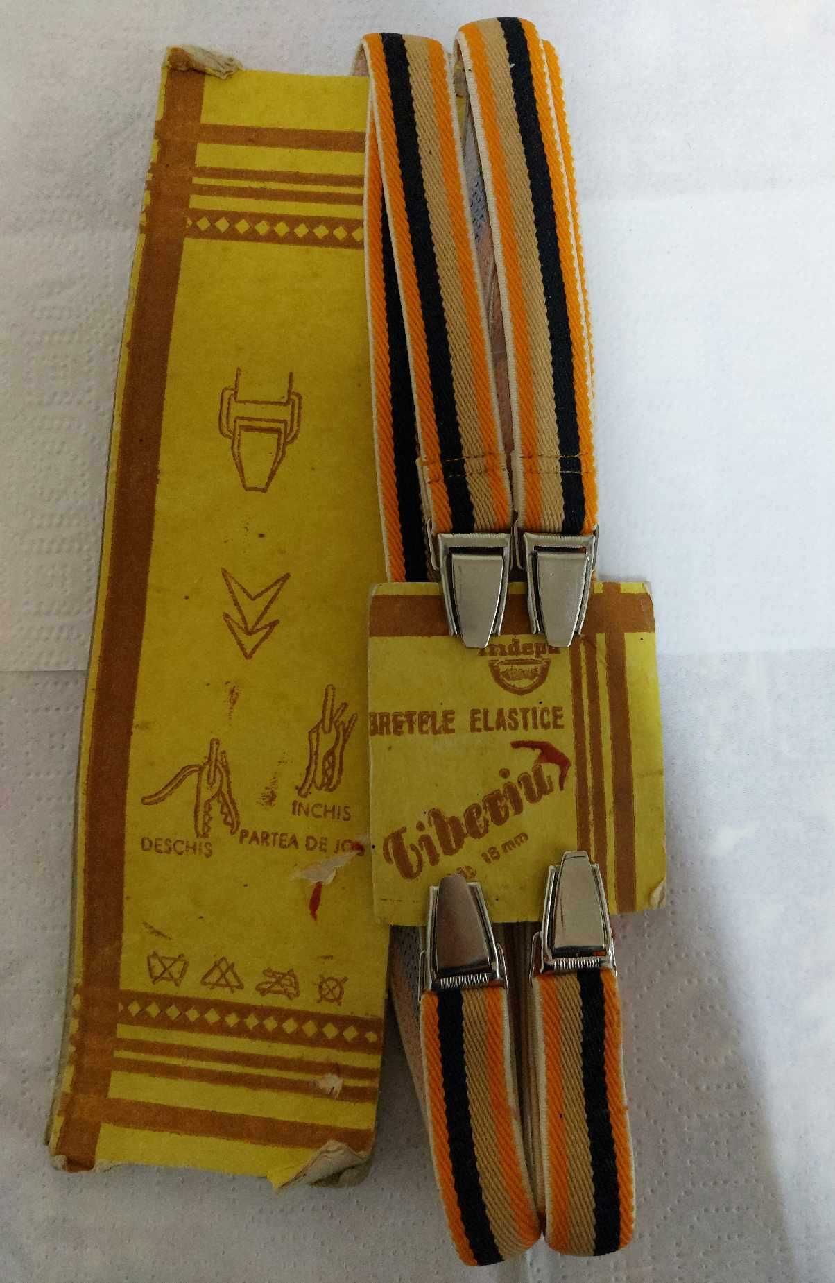Bretele elastice 18mm Tiberiu anii 80 din perioada comunista