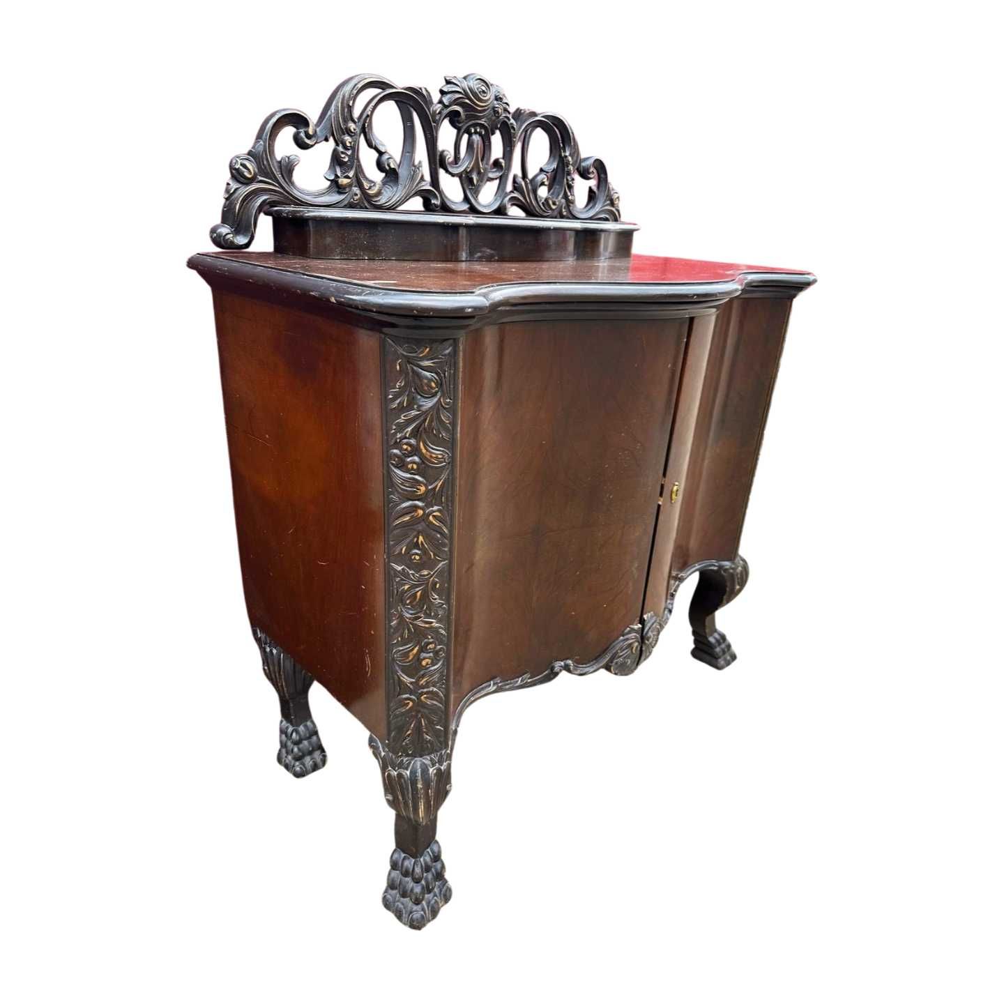 Comoda Vintage Stil Baroc; Bufet cu ornamente sculptate