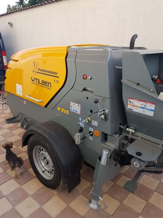 Inchiriere Pompa beton NOUA cu PESTE 100ml furtun transport beton