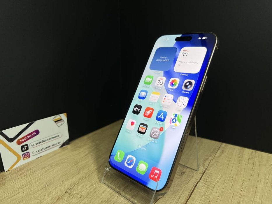 Iphone 16 Pro Max 256Gb Desert Titanium 3 ani garanție, Telefoane Mure