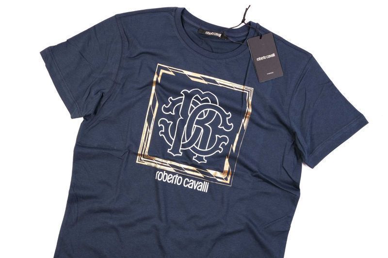 ПРОМО Roberto Cavalli-L и XL-Оригинална тъмно синя тениска