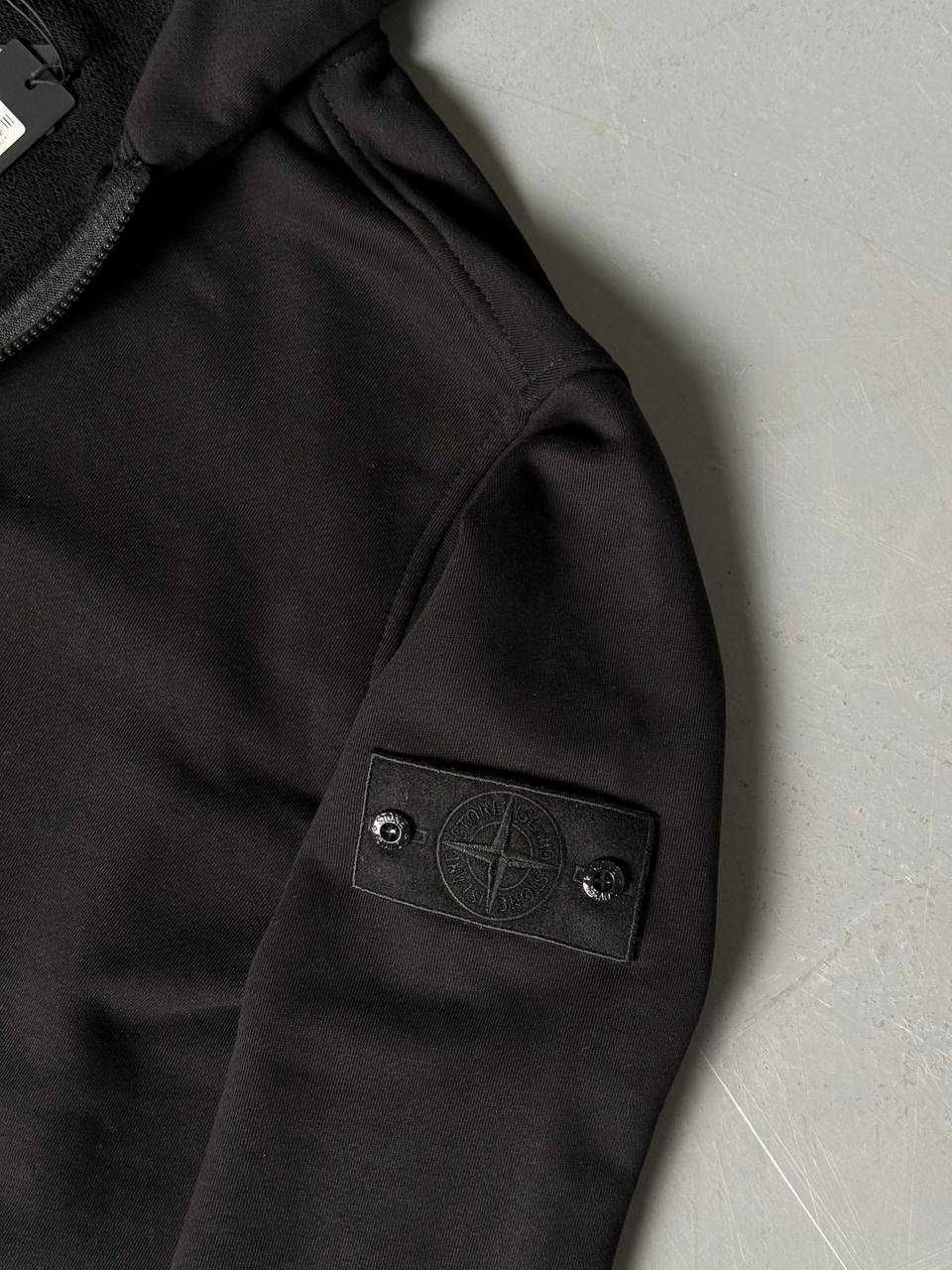Черен суичър Stone Island