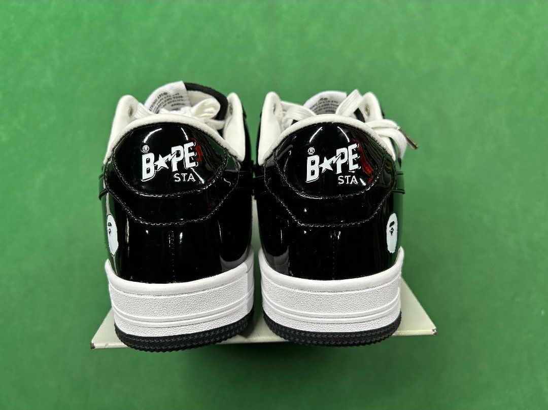 Bapesta black and white