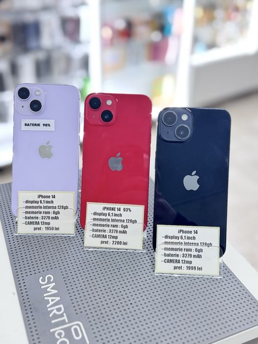iPhone 14 128gb cu garantie