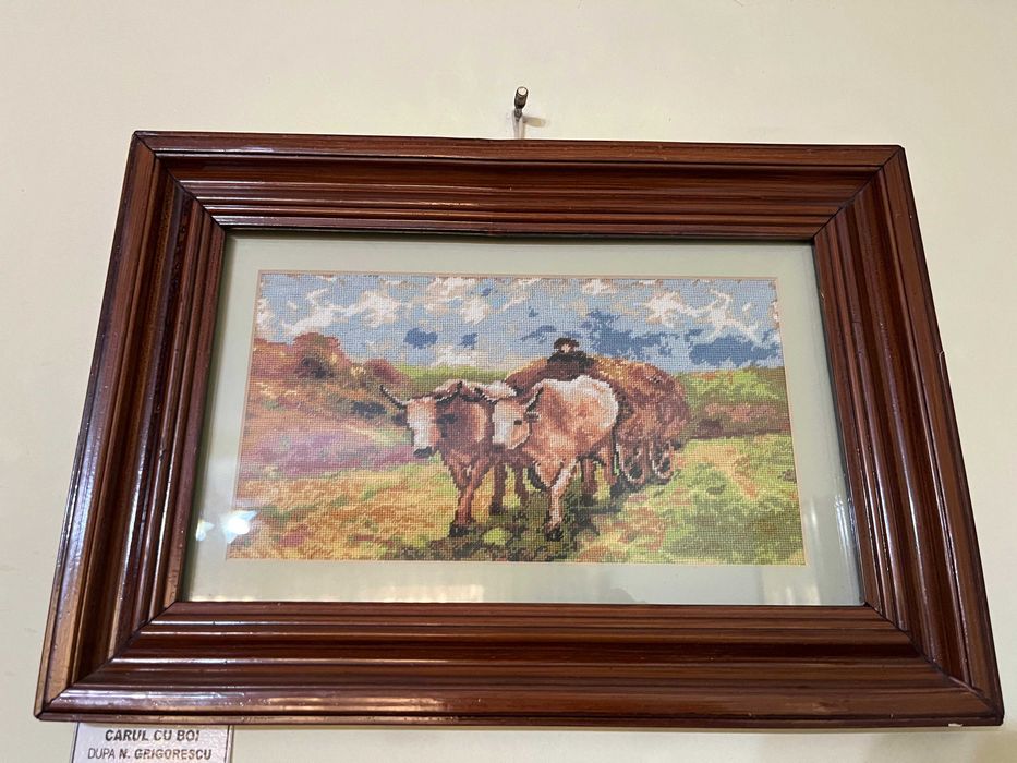 6.	Goblen “Car cu boi”  dupa pictor N. Grigorescu