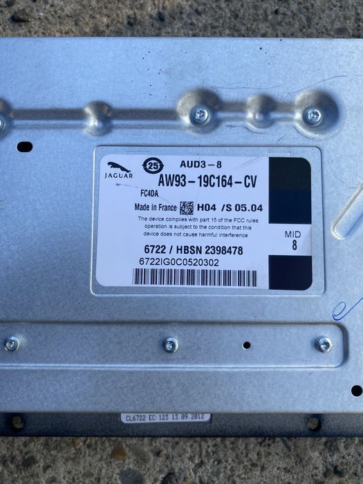 Amplificator audio Jaguar XF Land Rover