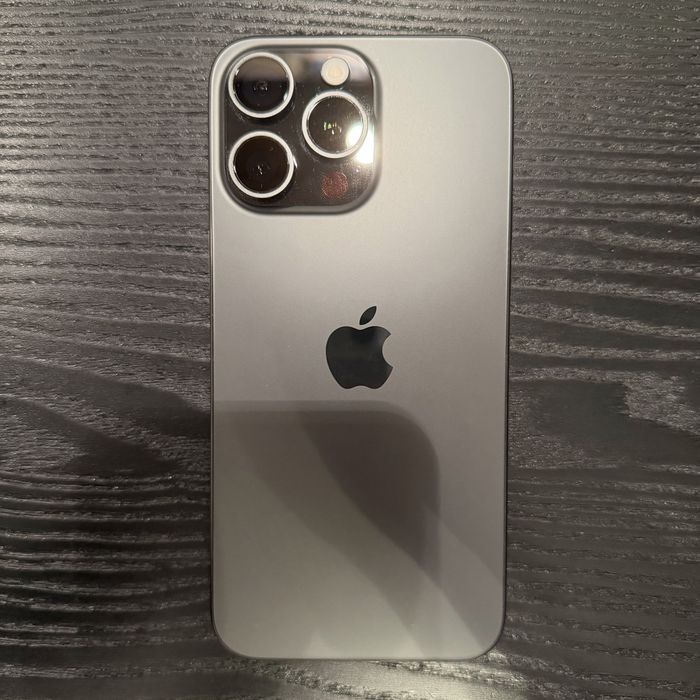 iPhone 15 Pro Max 256 GB Black Titanium, Full Box, Neverlocked + Husa