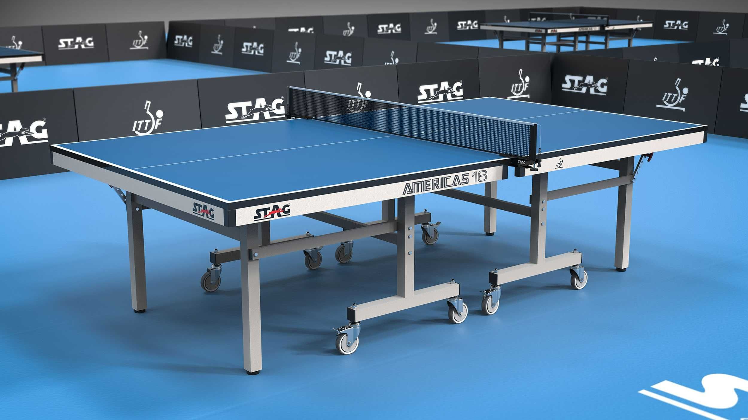 Тенис Маса Stag Americas - Blue, Пинг Понг Маса за Вътрешна Употреба