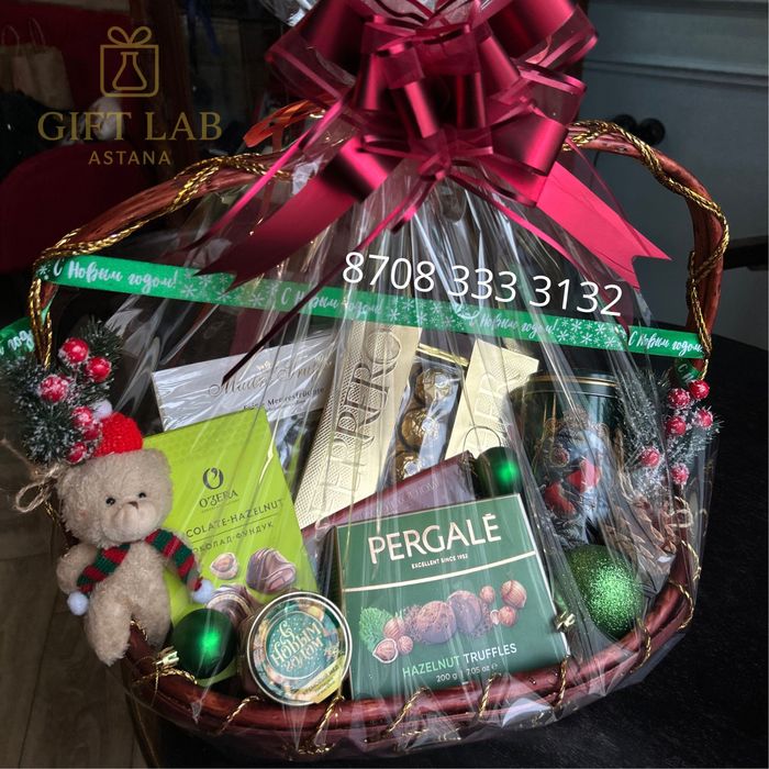 Подарочные корзины. Корпоративные подарки партнерам на новый год