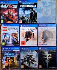 Lot jocuri ps4 steelbook Just vause house of ashes LEGO dishonored