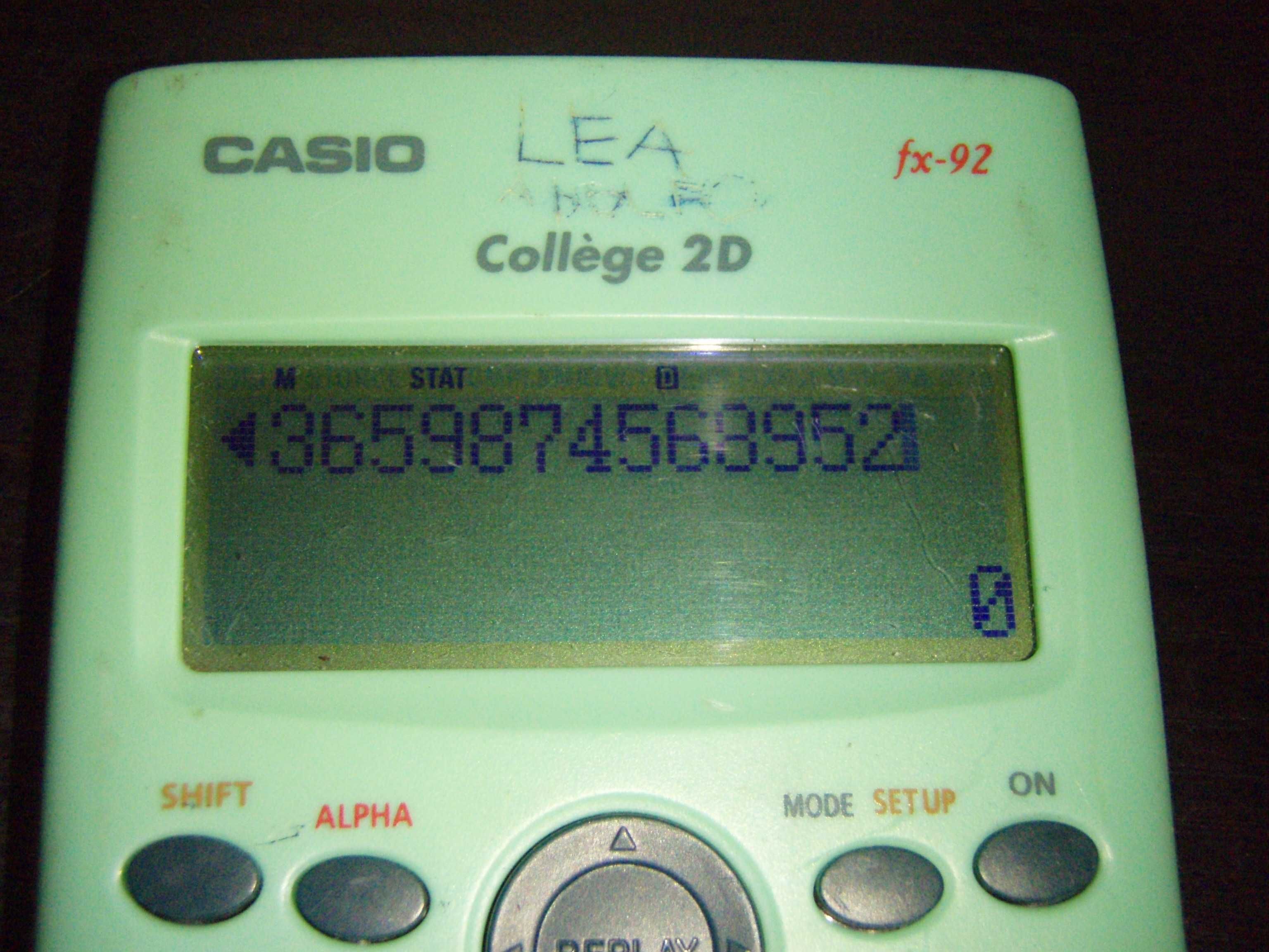 Calculatoare stiintifice Casio fx-92 College 2D si College 2D+