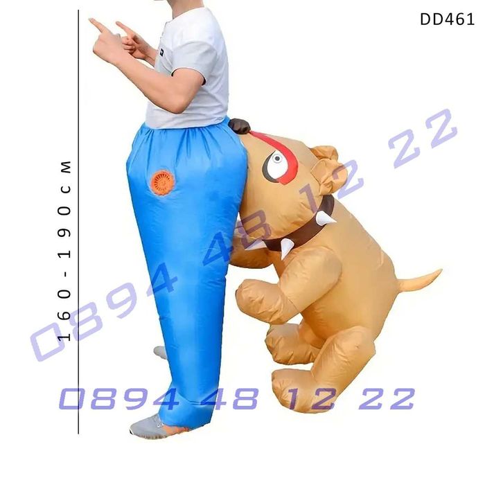 Надуваем парти костюм захапка куче облекло аниматор хелуин рожден ден