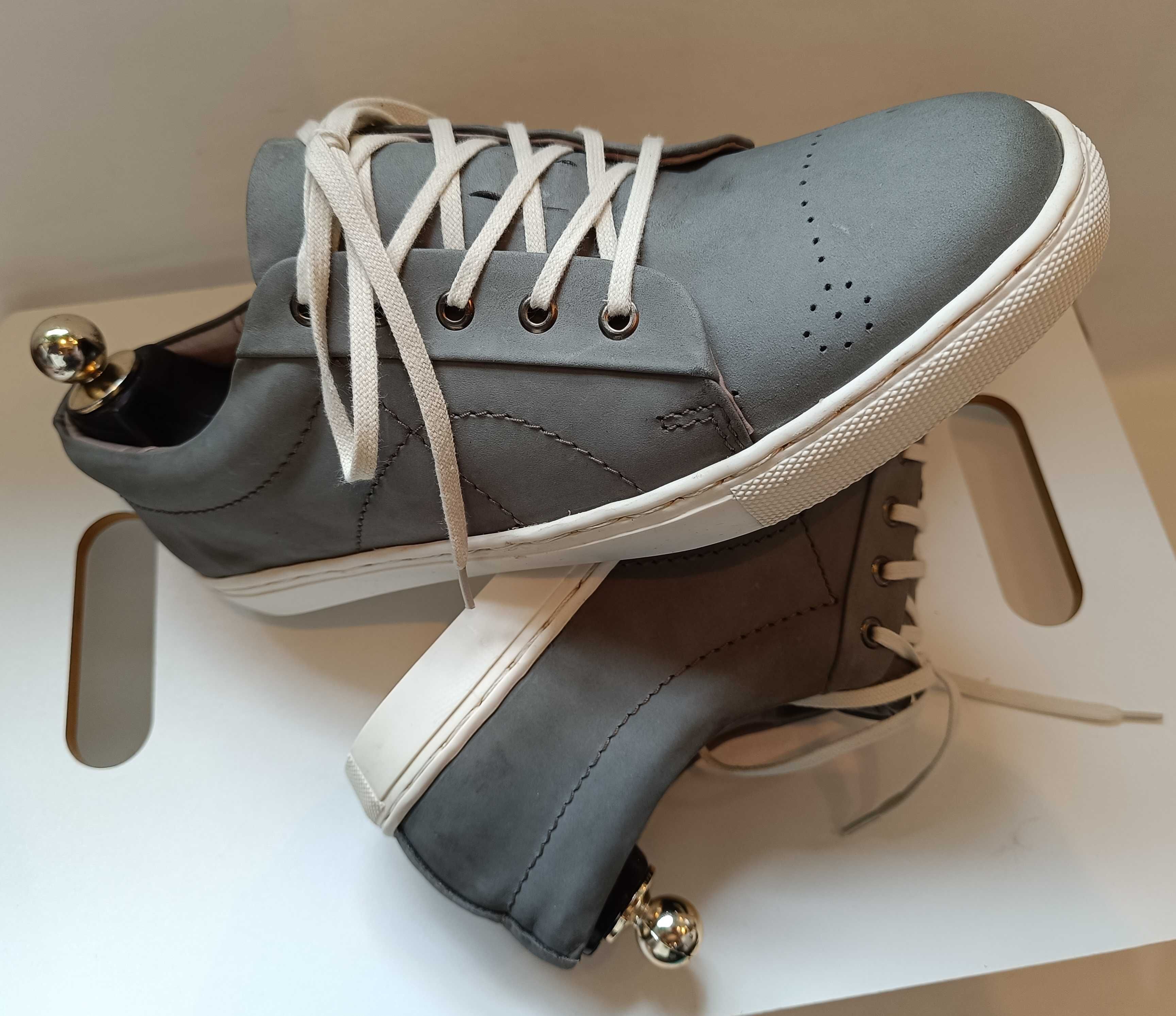 Pantofi sport casual 41 premium Phard NOI piele naturala nappa