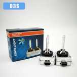 Set 2 becuri Xenon D3S White 35W, 6000K SuperVision UP +200%