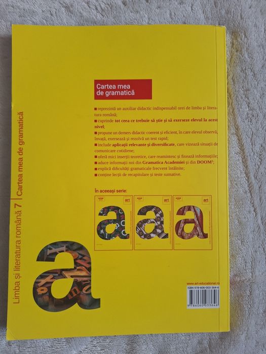 Limba si literatura romana clasa 7 si 8