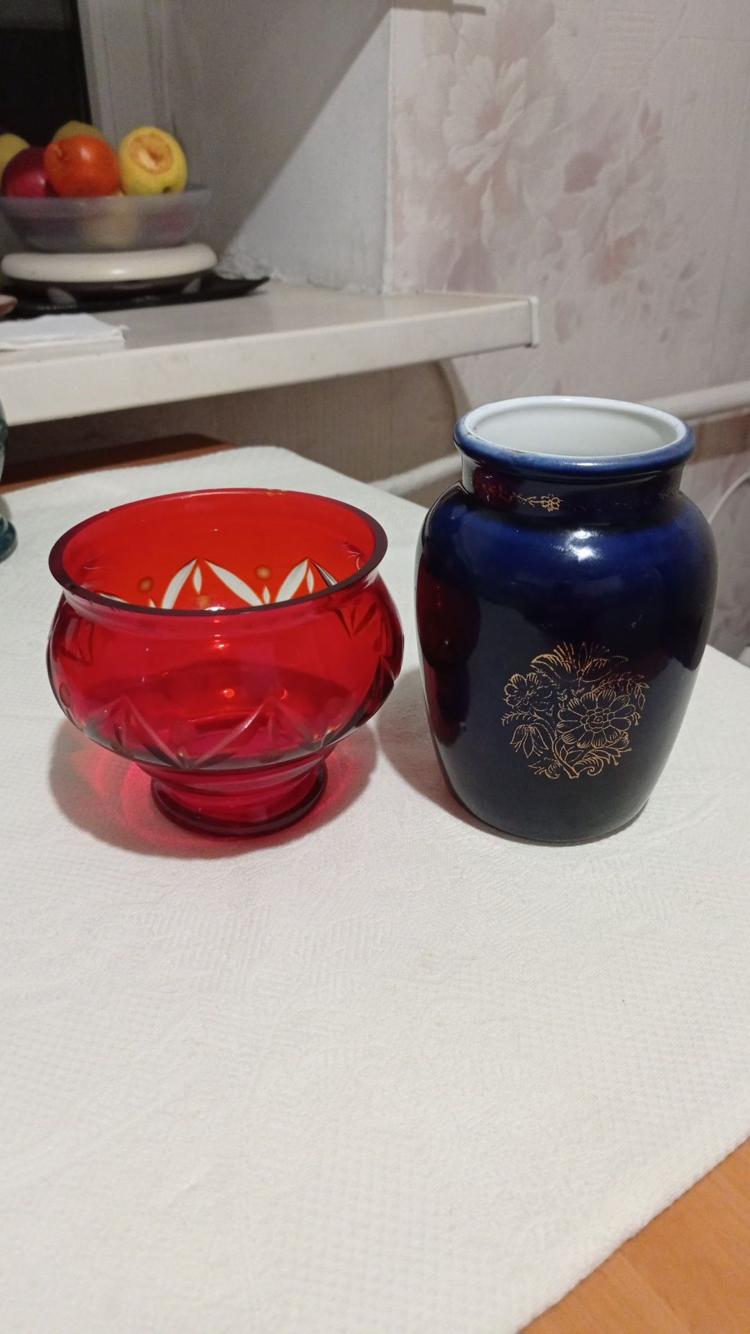 Старинные советские керамические,фаянс,стекло вазы для цветов.