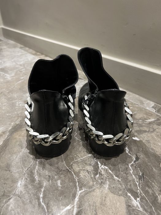 Zara кожени боти с верига - 38 номер