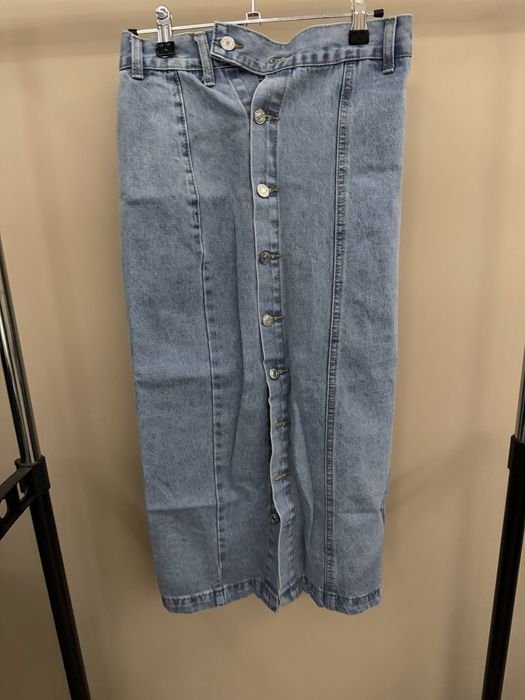 Дълга дънкова пола