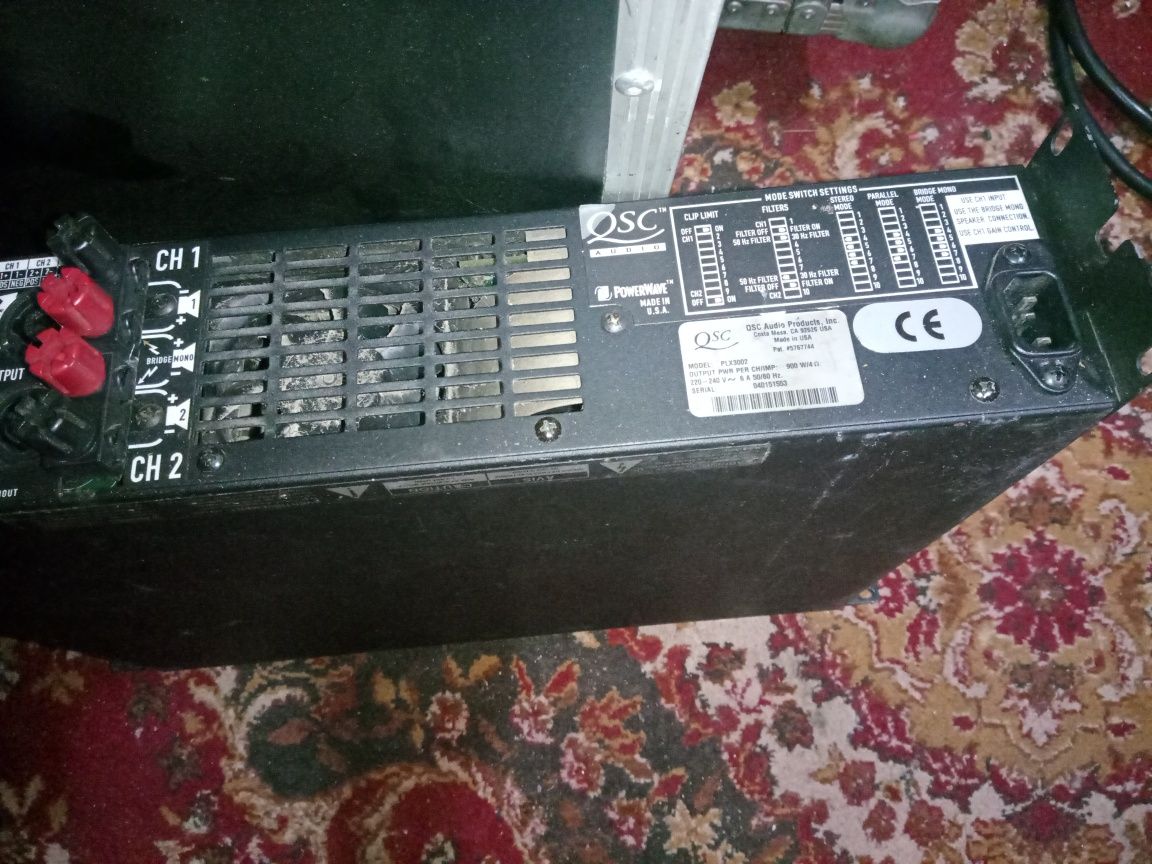 Amplificator qsc plx 3002. / Schimb