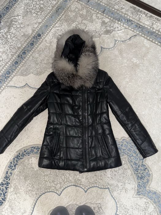 Кожаная куртка,турецская почти как новая