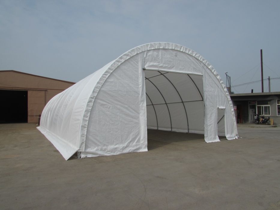 Дъговидно хале, огнеустойчив PVC 720g/m2 - размери 9х12 9х20 9х26