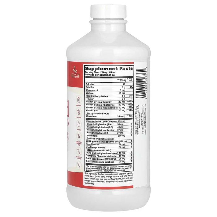 Buried Treasure, Liquid Advantage, added attention omega-3+DMAE