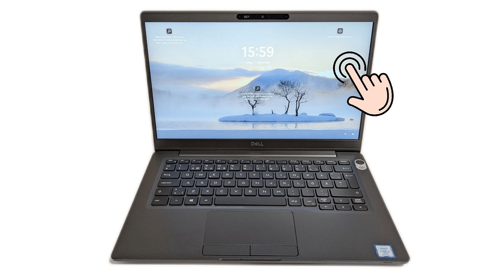Dell Latitude 7300 TOUCH 13.3" 1920x1080 i5-8365U 8GB 256 SSD Карбонов
