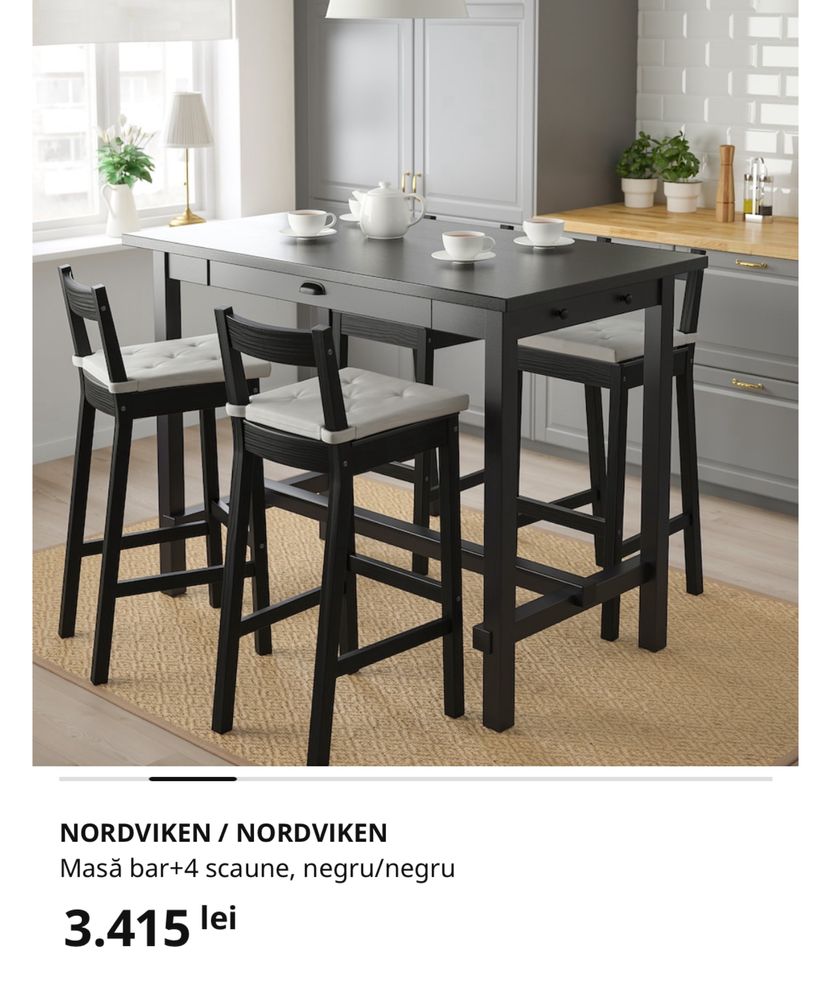 Vand masa Ikea Nordvinken