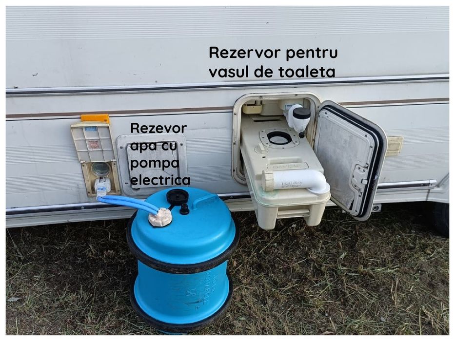 Rulotă Clubman 6 locuri, baie completă + cort, încălzire duală