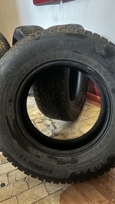 Шины Зимная шипованная резина R17. 4 шт./265/65/17.NOKIAN