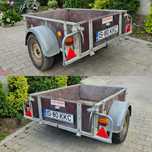 Remorca Auto Hartmann, 750Kg, Inmatriculata, cu acte valabile